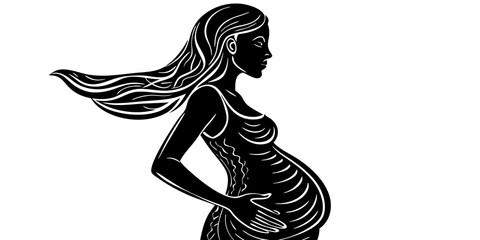 Abstract Contemporary Vector Illustration with Colorful Overlapping Organic Shapes and Minimalist Design

