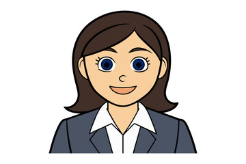 Professional Portrait: A confident woman in business attire, portraying a professional image of competence and approachability. A perfect representation of the modern workplace.