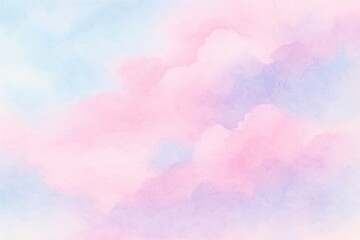 Fototapeta premium Pink and blue gradient watercolor wash