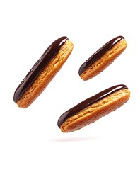 sweet bun isolated on white