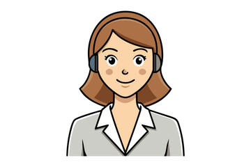 Customer Support Representative: A friendly and helpful customer support representative ready to assist clients, embodying professionalism and efficient communication.