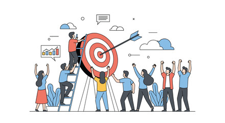 Achieving Business Objectives Through Collaborative Teamwork and Strategic Goal Setting for Success