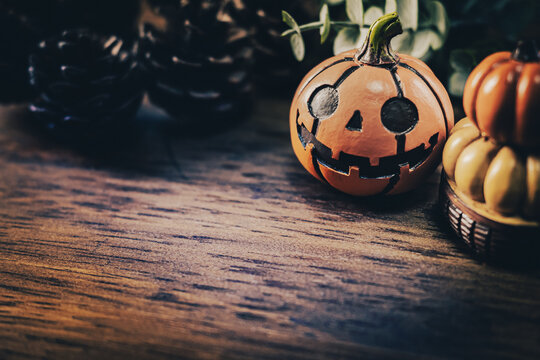 Jack-O'-Lantern, Pampkin, Halloween, Autumn, Image of Halloween, Natural objects ハロウィーンの飾り