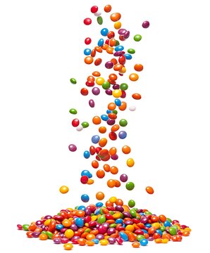 colorful candy canes