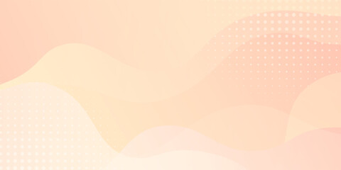 Minimalist banner background, pastel colorful, pink and yellow gradations. Circle effect style geometric, abstract background.