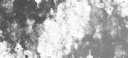 Grainy grunge photo filter background. Black particles, fibers and flecks wallpaper. Vintage rough dirt dotted overlay. Vector sandy gritty template.
