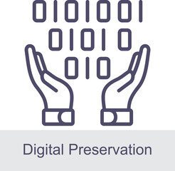 Digital Preservation Element For Design Graphic