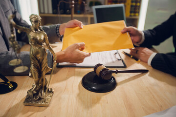 Businessmen consult with lawyers, submit additional documents, and pay for lawyers' services. After...