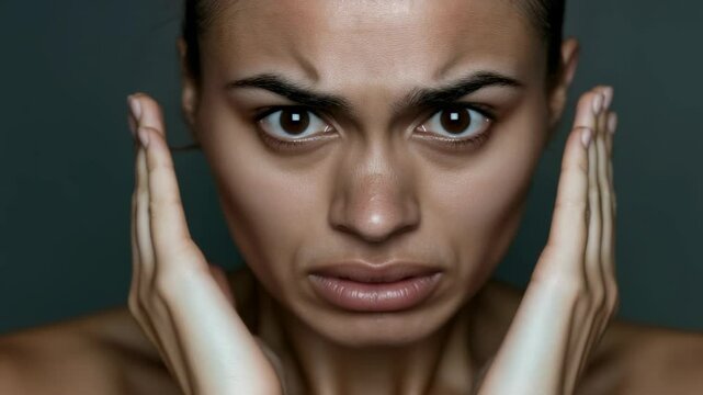 Before fear scene: apprehensive look, cold sweat, hidden threat, fragile mind, quiet panic, shadowy figure, startled reaction, hesitant step, restless spirit, anxious pulse, emotional conflict
