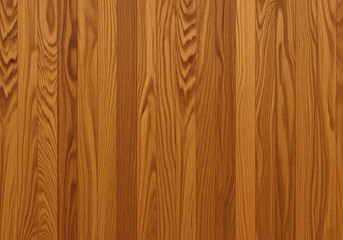 High-resolution varnished oak wood texture, seamless and glossy surface, visible straight wood grains, rich golden brown tone, evenly lit, suitable for premium product design