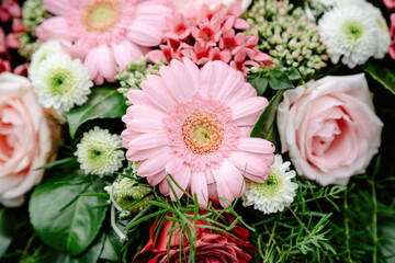 Colorful bouquet of flowers