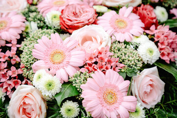 Colorful bouquet of flowers