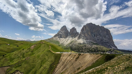 Dolomites Mountain Range in Italy