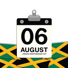 Jamaica Independence Day Small Wall Calendar