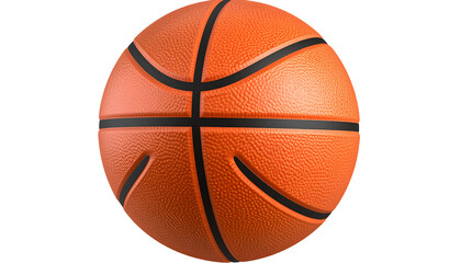 Fototapeta premium 3d basketball isolated on white background