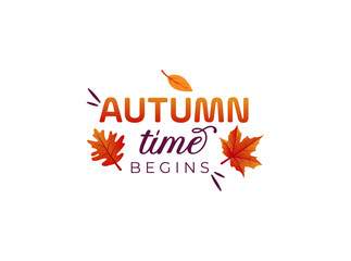 Autumn Begins Seasonal Leaves, Fall Colors, Natures Embrace