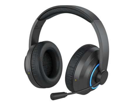  Tech Support Headset with Mic – Isolated PNG on Transparent Background