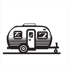 Naklejka premium Camper Svg