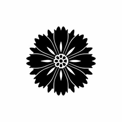 creative details Gaillardia Blanket Flower Icon vector illustration