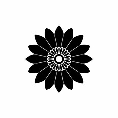 creative details Gaillardia Blanket Flower Icon vector illustration