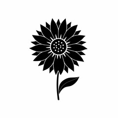 Fototapeta premium creative details Gaillardia Blanket Flower Icon vector illustration