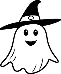 Cute Ghost Witch