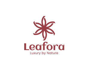 Nature-inspired minimalist and luxury logo design template