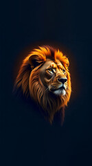 Obraz premium tiger head mobile phone walpapere