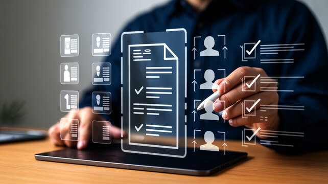 Digital Recruitment Process with HR Tools and 3D Workflow Interface for Talent Evaluation

