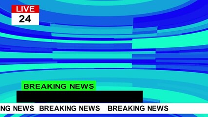 Breaking News Animation Template,Breaking news label live screen animation, live screen breaking news banner template with alpha channel.