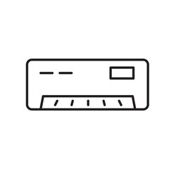 Air Conditioner icon, Outline icon Transparent background