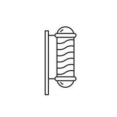 Barber Pole icon, Barbershop logo Symbol Outline icon Transparent background