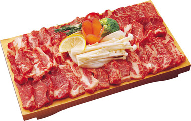 raw meat on PNG