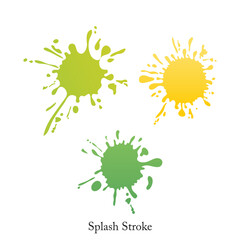 Colorful ink spots set. splash splatter abstract shape. Colorful ink spots set splash splatter abstract shape vector illustration