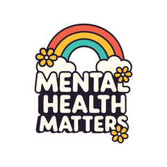 Fototapeta premium Mental Health Matters Sublimation