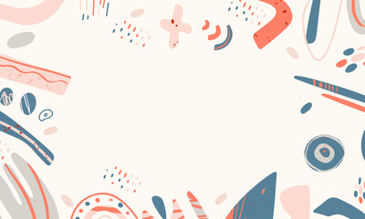 Hand Drawn Abstract Background Vector Set | Scribble Doodle & Sketch Texture Graphic Collection

