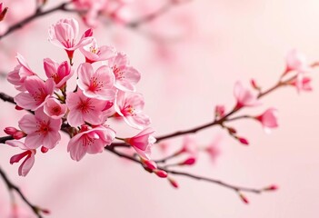 Elegant sakura blossom greeting cards, banners, and invitations, branch, white flowers