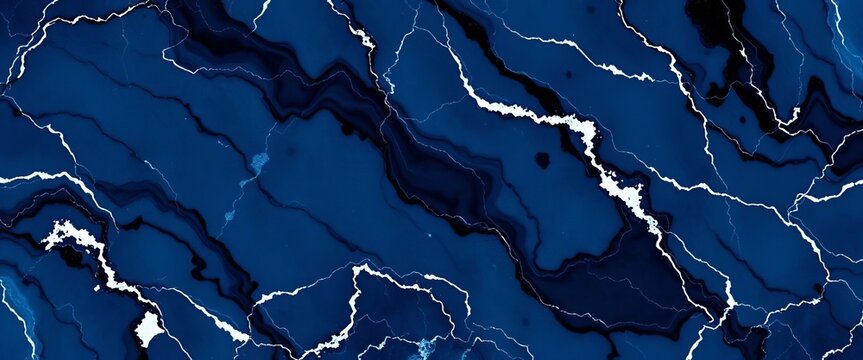 Elegant marble textures in navy blue and black, perfect for wedding stationery,  illustration,  premium
