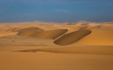 Exposure of the Namib Desert done in Namibia, is considered the oldest desert in the world and contains the world's driest regions being the only coastal desert influenced by fog