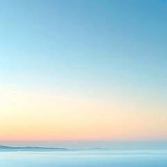 Obraz premium Pastel Sunrise Over Calm Water