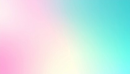 Obraz premium Soft Pastel Pink and Teal Gradient Background