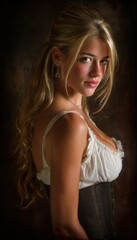 Classical portrait of a woman