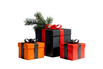 Festive Gift Boxes A 3D Render of  AIzaSyCXfVqtE-MfKqMoQS3rK0TdJ3ion5GQV3Q Holiday Presents