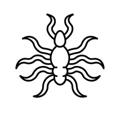 land-invertebrate-icon-design-include-after-on-whi.eps