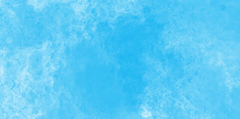 Modern blue powder style grunge textured abstract bright paper watercolor stain with hand paint background, texture for design distressed grunge smoky painted artistic watercolor cyan background.