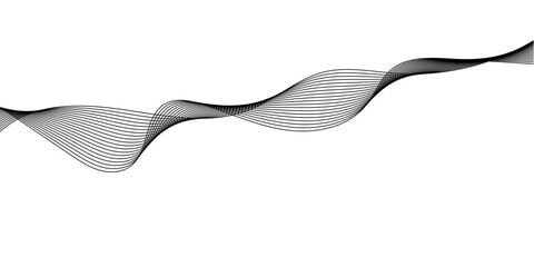 Abstract grey, white smooth element swoosh speed wave modern stream transparent background. Abstract wave line for banner, template, wallpaper background with wave design. 