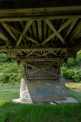Tragewerk Holzbrücke