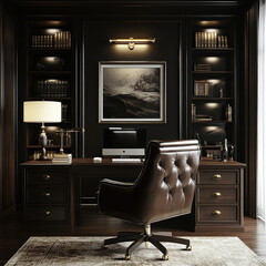 Modern luxury living room interior design with a flat screen TV, comfortable sofa, and wooden furniture