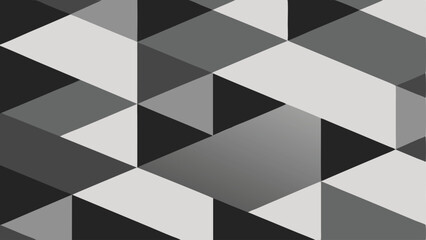 Geometric abstract pattern in shades of gray with transparent background suitable for designs