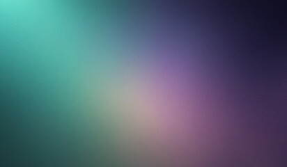 Grainy abstract background, noisy color gradient purple green blue pink vibrant glowing shape on black backdrop, dark banner poster header cover wallpaper design

